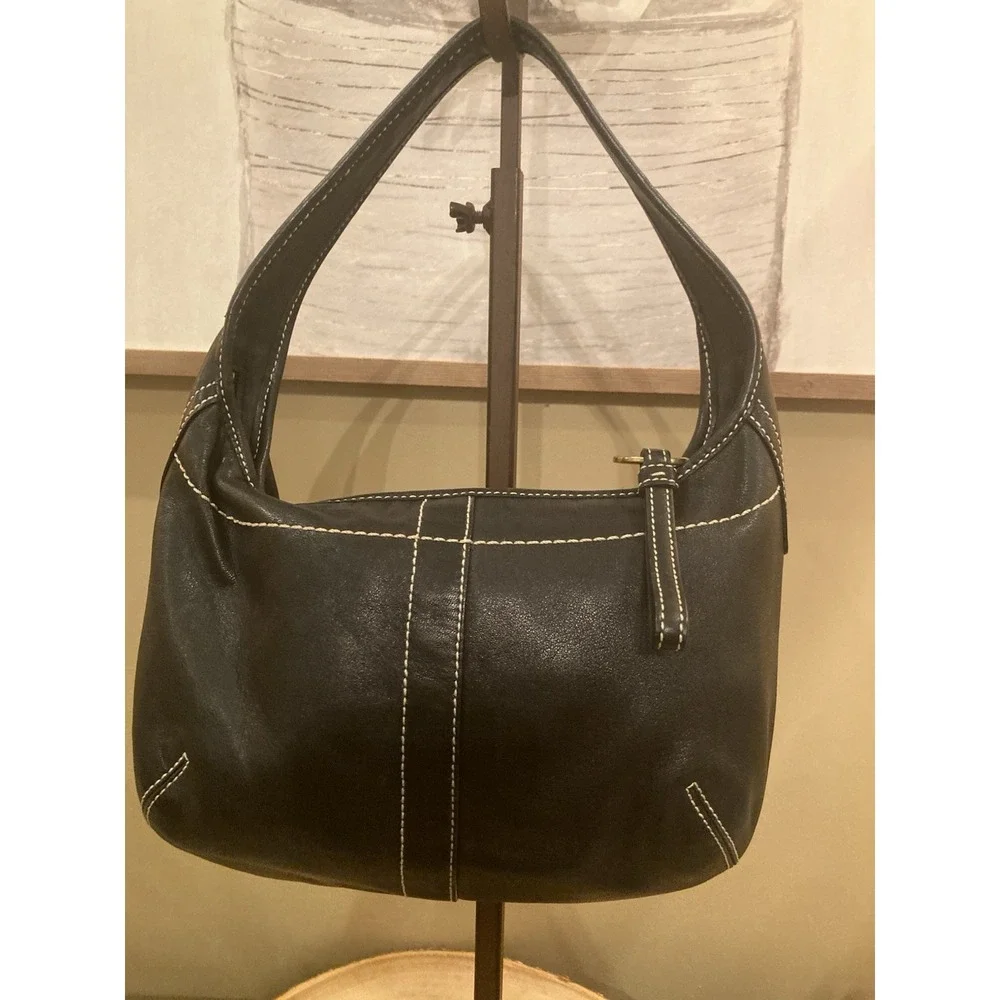 Coach Vintage Leather Ergo 10739‎ Shoulder Bag In Black Y2K Hard 2 Find Rare